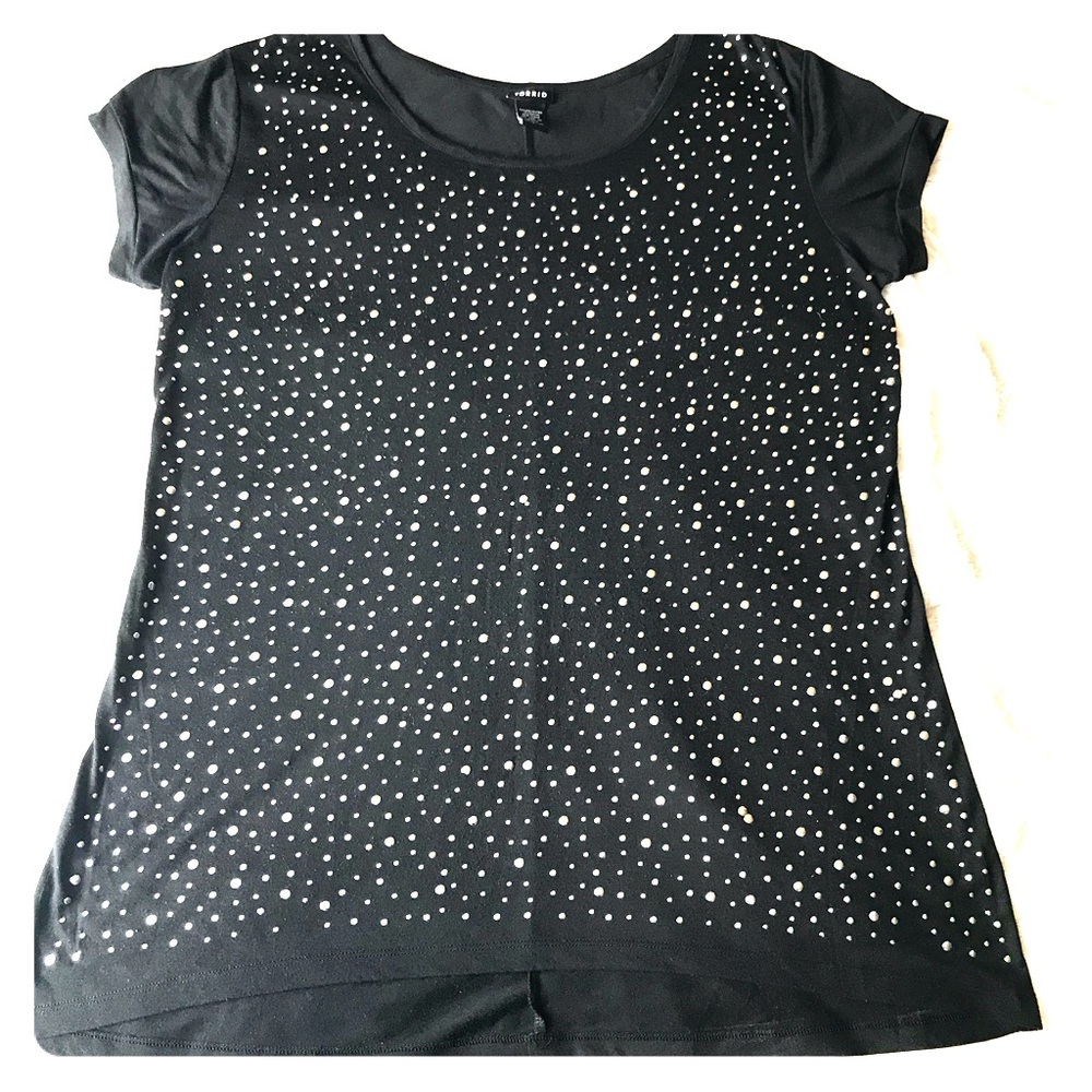 Torrid Black stud top NWOT